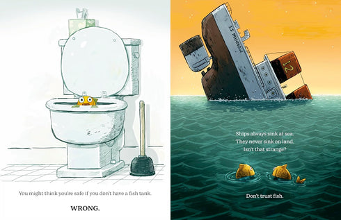 DON'T TRUST FISH - SHARPSON. NEIL; SANTAT. DAN